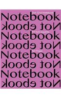 Dot Grid Notebook 1/4 Inch Squares 160 pages: Notebook Not Ebook with pink cover, 8.5"x11" 1/4 inch dot grid graph paper, perfect bound, ideal for structuring sketches