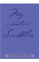 Musician's & Songwriter's Journal 160 Pages for Lyrics and Music (Guitar version)