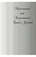 Motivational and Inspirational Quotes Journal