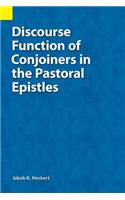 Discourse Function of Conjoiners in the Pastoral Epistles