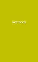 Notebook: College Wide Ruled Notebook - Small (5 x 8) inches) - 110 Numbered Pages - Yellow Softcover