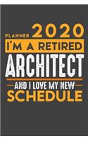 Weekly Planner 2020 - 2021 for retired ARCHITECT