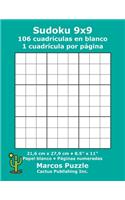 Sudoku 9x9 - 106 cuadrículas en blanco