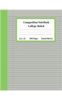 Composition Notebook College Ruled Lined Sheets