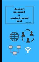 Account password & contact record book