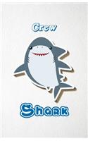 Crew Shark A5 Lined Notebook 110 Pages
