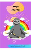 Sloth Theme Yoga Journal