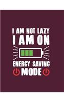 I am not lazy