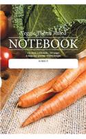 Veggie Theme Ruled Notebook