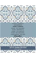 Dotted Notebook Journal / 8.5 x 11 / 110 Pages