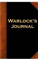 Warlock's Journal Vintage Style