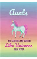 Aunts Are Fabulous and Magical Like Unicorns Only Better