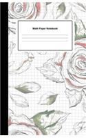 Math Paper Notebook: Graph Paper 5x5 (Five Squares Per Inch) Squared Graphing Journal Paper (Each Square 0.20