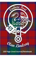 Clan Lindsay 100 Page Lined Journal/Notebook