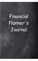 Financial Planner's Journal Chalkboard Design