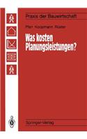 Was kosten Planungsleistungen?