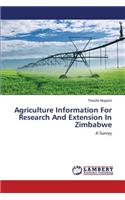 Agriculture Information for Research and Extension in Zimbabwe