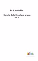 Historia de la literatura griega