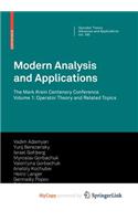 Modern Analysis and Applications: (English)
