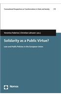 Solidarity as a Public Virtue?