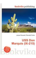 USS Don Marquis (IX-215): (English)