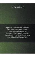 Spruch-Lexikon Des Talmud Und Midrasch