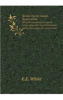 Service On the Indian Reservations Being the experiences of a special Indian agent while inspecting agencies and serving as agent for various tribes: (English)