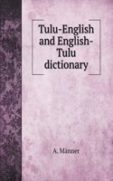 Tulu-English and English-Tulu dictionary