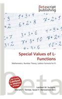 Special Values of L-Functions