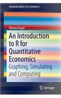 Introduction to R for Quantitative Economics