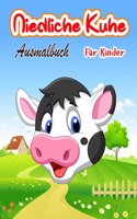 Niedliches Kuh-Malbuch fur Kinder