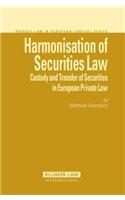 Harmonisation of Securities Law