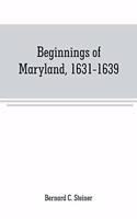 Beginnings of Maryland, 1631-1639