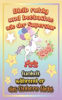 Bleib ruhig und beobachte wie Superstar Aris funkelt während sie das Einhorn färbt