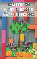Challenging Pumpkin Racoon Mazes Workbook