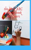 little ABC coloring book for 3 years
