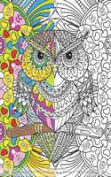 Adult Coloring Book Stress Relieving Designs Animals Mandalas