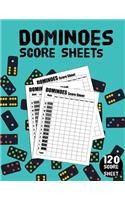 Dominoes Score Sheets
