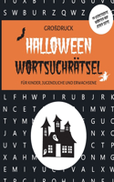 Halloween Wortsuchrätsel für Kinder, Jugendliche und Erwachsene