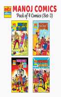 Manoj Comics | Hawaldar Bahadur Aur Kaale Jallad, Hawaldar Bahadur Aur Mastaan Daaku, Hawaldar Bahadur Aur Teen Apradhi And Hawaldar Bahadur Aur Nepali Thag | Pack Of 4 Comics | Set 3Rd