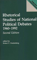 Rhetorical Studies of National Political Debates