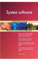 System software Standard Requirements