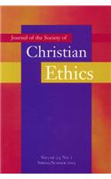 Journal of the Society of Christian Ethics