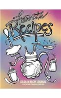 Color-in Recipe Journal