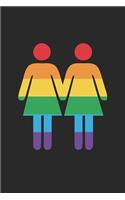 LGBT Notebook - LGBT Women Lesbian Support LGBT Pride Month Gift - LGBT J