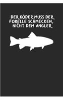 Der Köder muss der Forelle schmecken nicht dem Angler