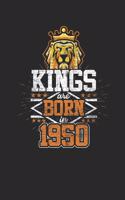 Kings Are Born In 1950: Graph Paper Notebook - Birthday Gift or Anniversary Gift Idea