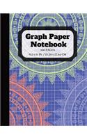 Graph Paper Notebook: Squared Graphing Paper Quad Ruled 5 squares per inch 100 pages 8.5 x 11 in. large print(1 Graph Ruled Notebook)