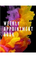 Weekly Appointment Book: Undated 52 Weeks Monday To Sunday Appointment Planner 8.5 x 11 Inches (Volume 5)(5 Weekly Appointment Book)