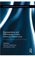 Representation and Effectiveness in Latin American Democracies